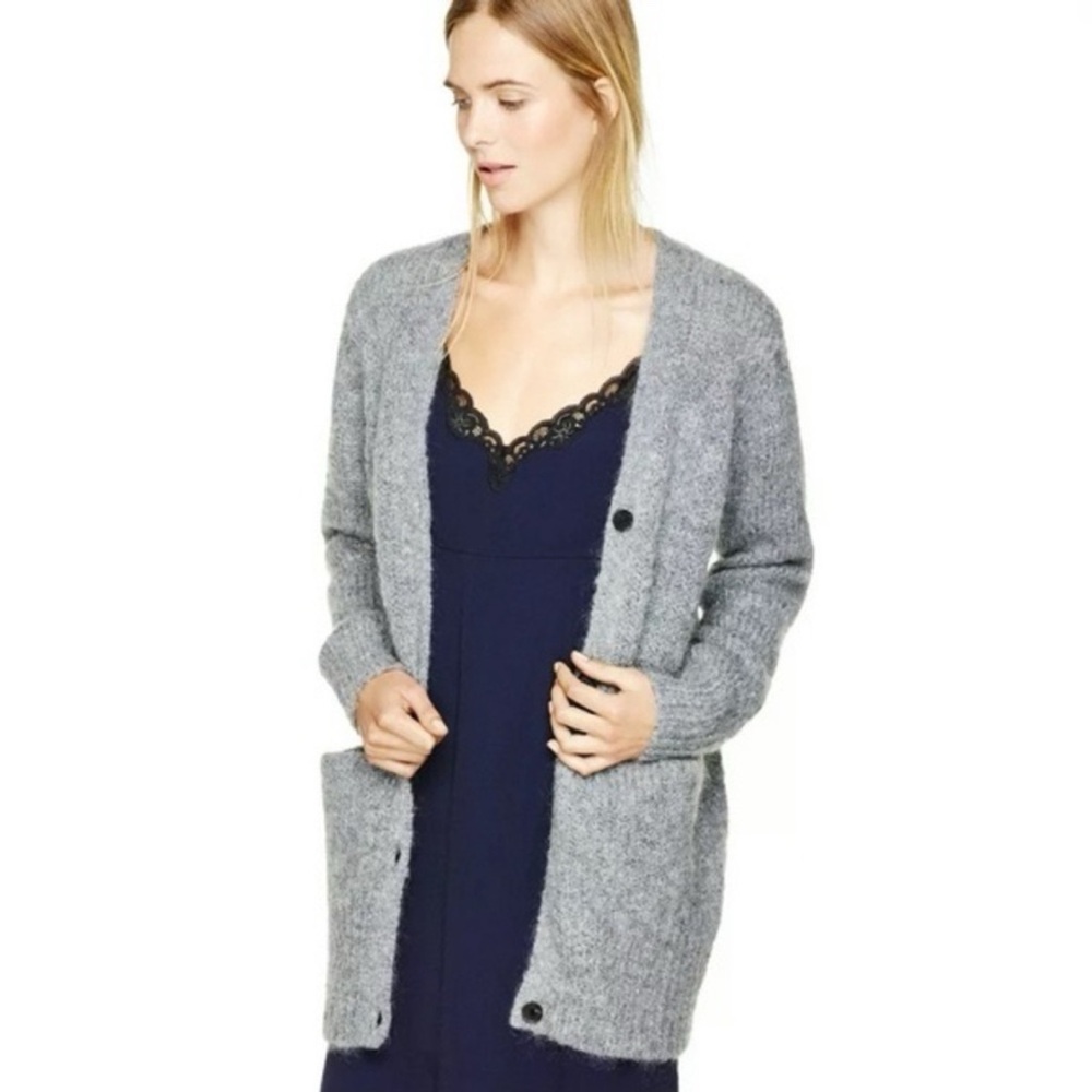 Wilfred Aritzia Mohair Knit Cardigan Italian yarn knit XXS